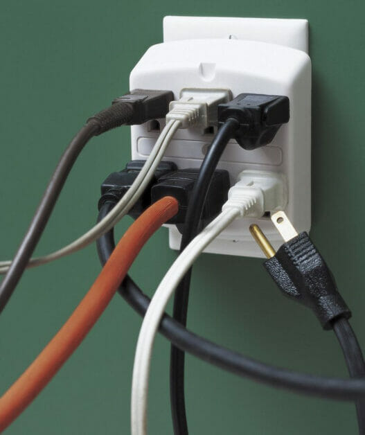 overloaded outlet on the same circuit