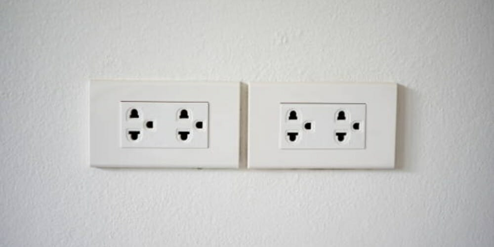 two outlet side-by-side