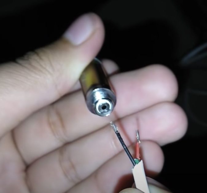 attach the black wire inside the coil