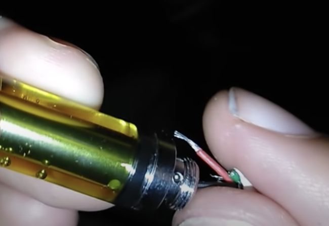 attach the red wire outside the coil