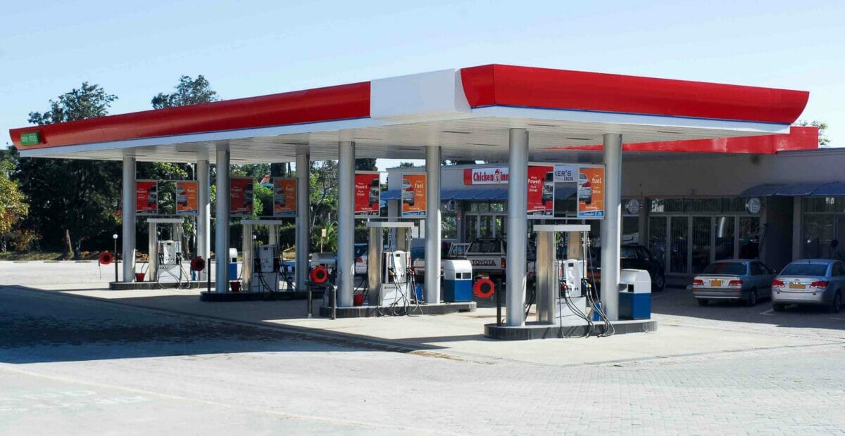 gas station