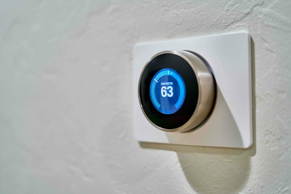 thermostat heat set to 63 degree