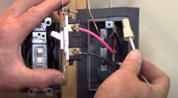 Red wire as hot wire in a switch