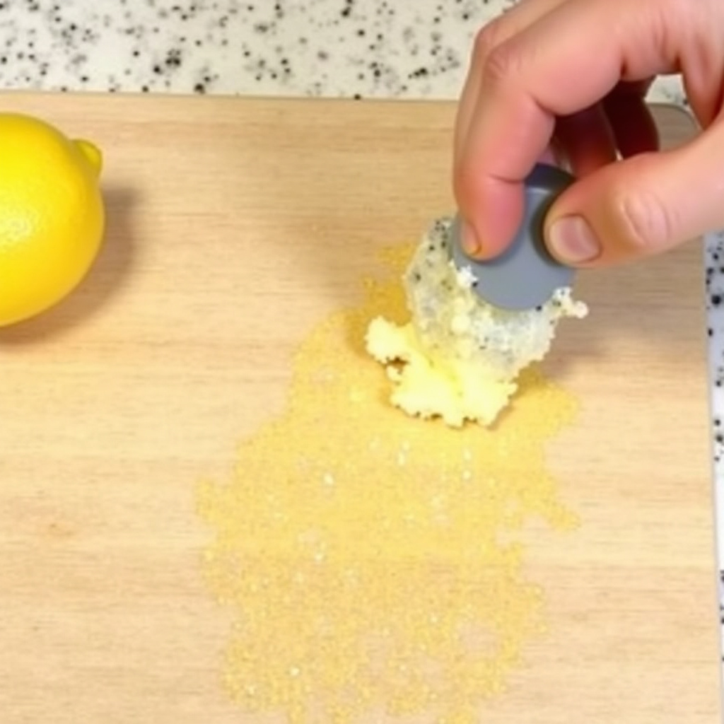 6. Spray lemon juice on cutting boards to disinfect and remove odors.