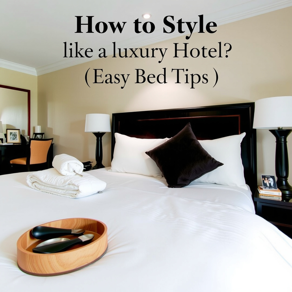 How to Style Your Bed Like a Luxury Hotel in Minutes (Easy Bed Tips)