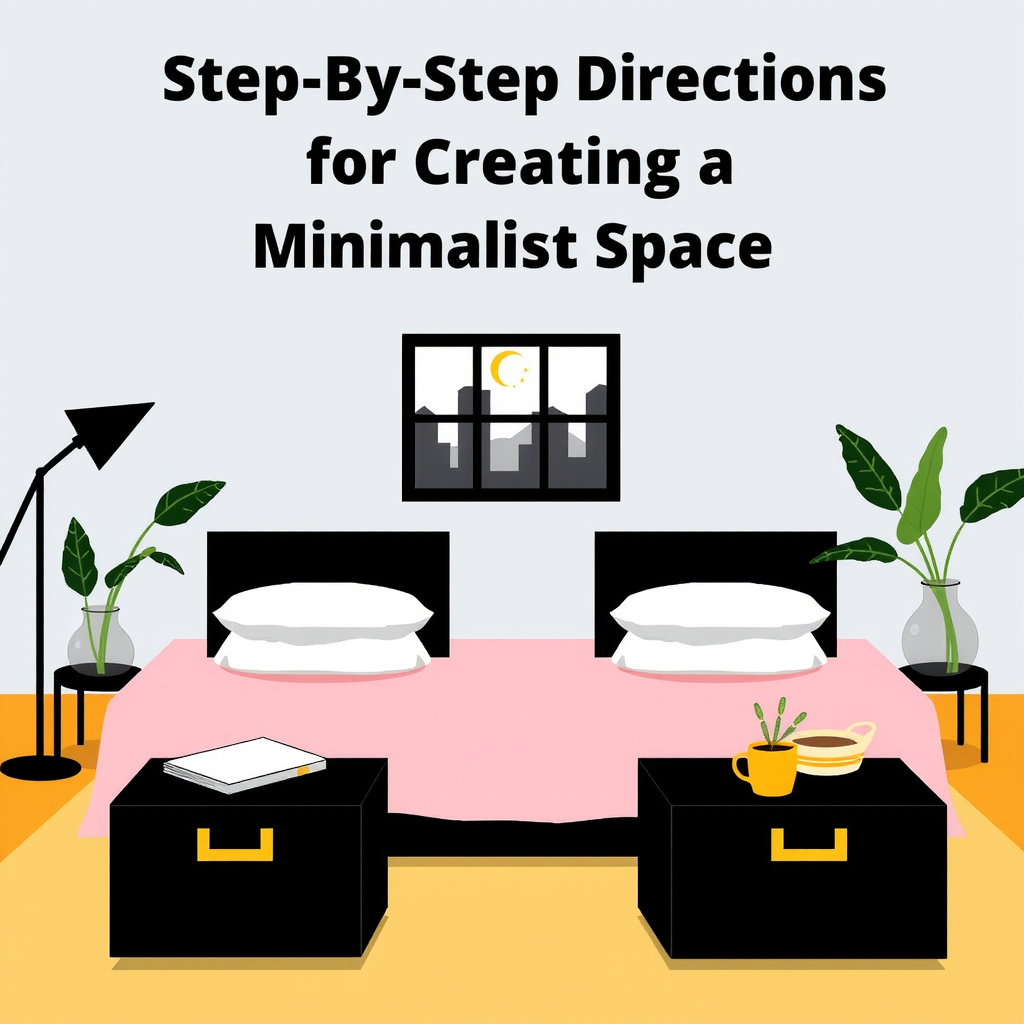 Step-By-Step Directions for Creating a Minimalist Space