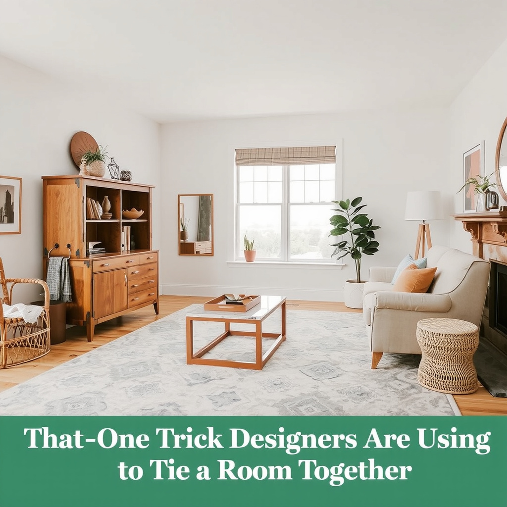 That One Rug Trick Designers Are Using to Tie a Room Together (Size, Layering, & Placement)