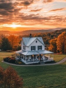 Cozy Autumn Vibes: A Midwest Farmhouse Surrounded by Fields — Decor, Porch & Harvest Tips