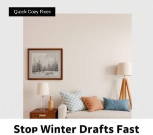 Stop Winter Drafts Fast: The Easiest DIY Seal-Up Tricks That Actually Work (Quick Cozy Fixes)