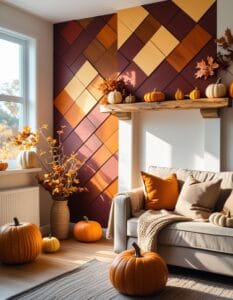 Add Autumn Charm With A DIY Accent Wall (Easy Tips)