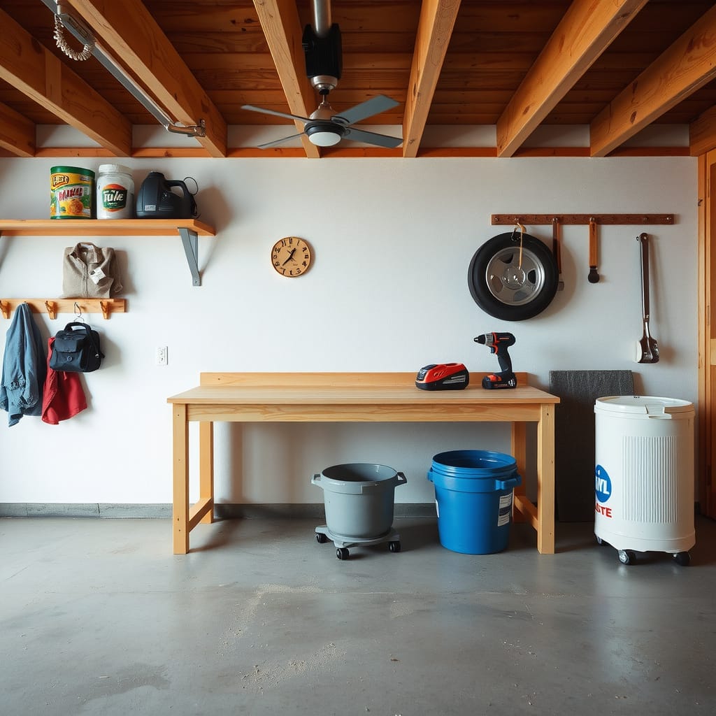 Build A Fold-Down Garage Workbench Before Winter (Easy DIY Tips)