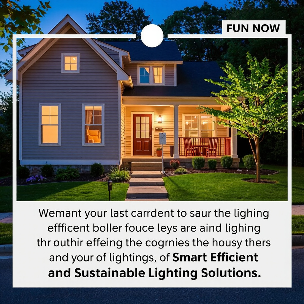 Smart, Efficient, and Sustainable Lighting Solutions