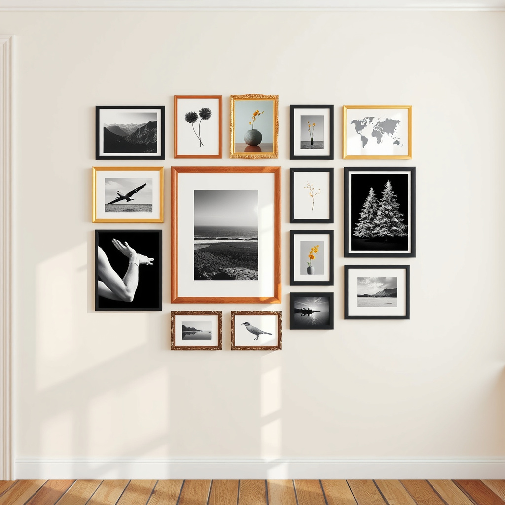 Fundamentals of Balanced Gallery Wall Layouts