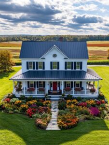 Inside A Rustic Barndominium On Open Land In Oklahoma