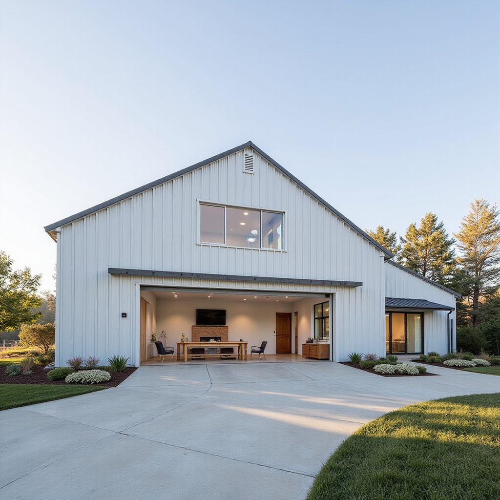 California Barndominium with Minimalist Design