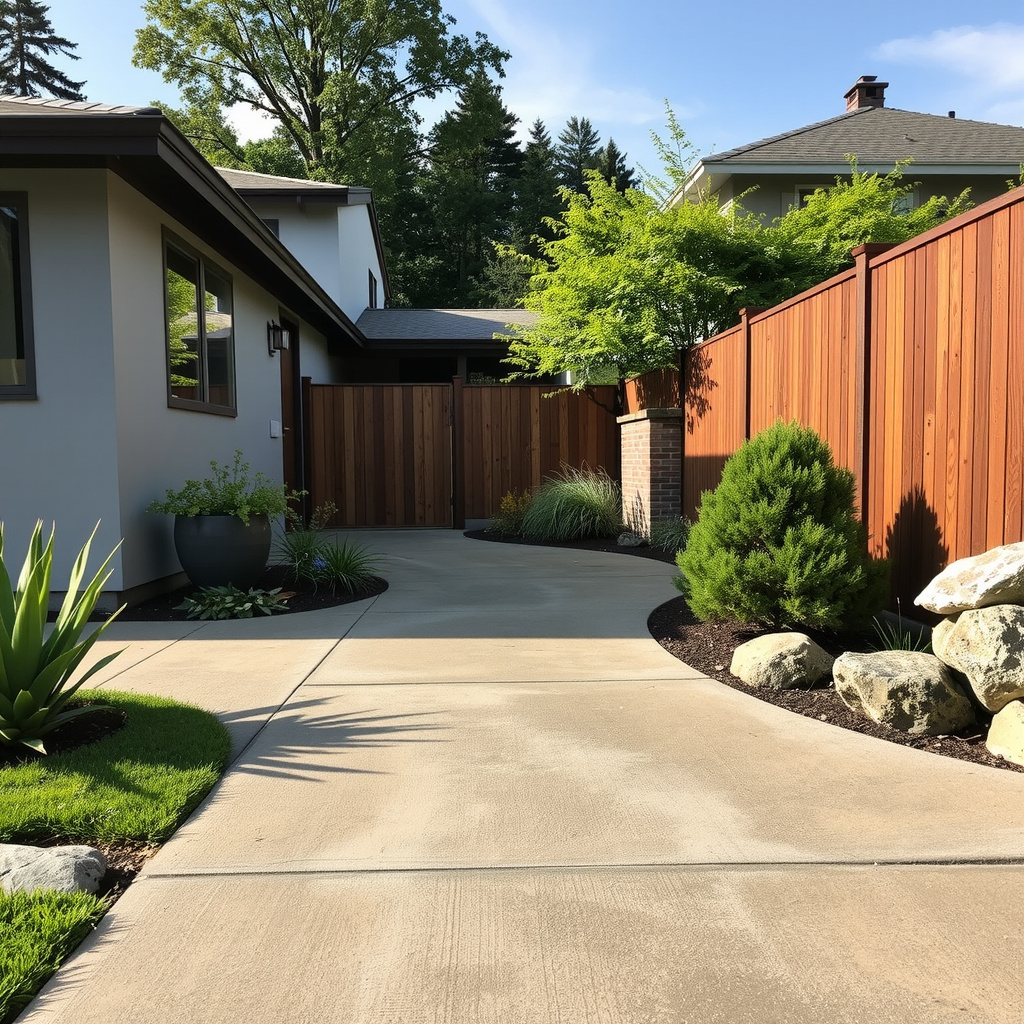 Concrete Stamped Walkway