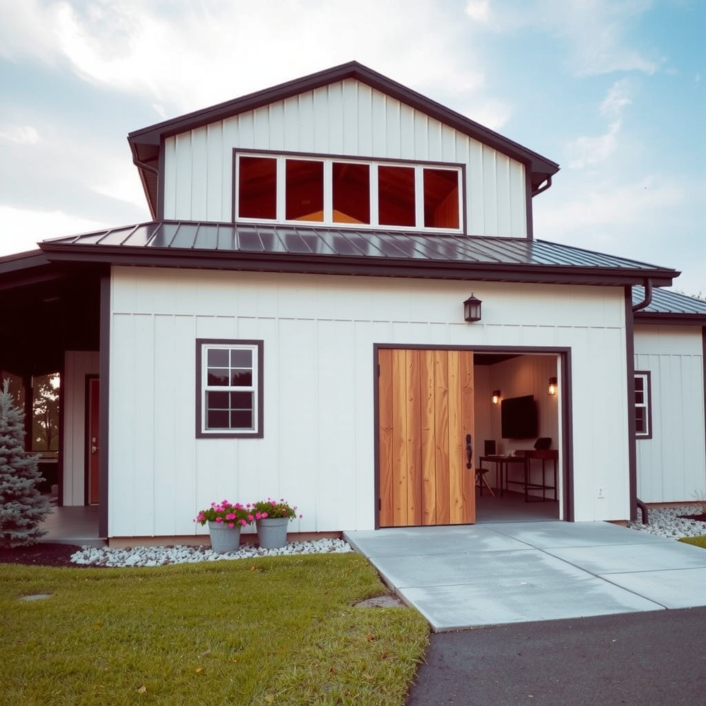 Open Floor Plan Barndominium with Loft Space