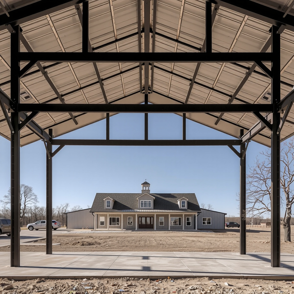 Steel Frame Barndominium Combining Durability and Style