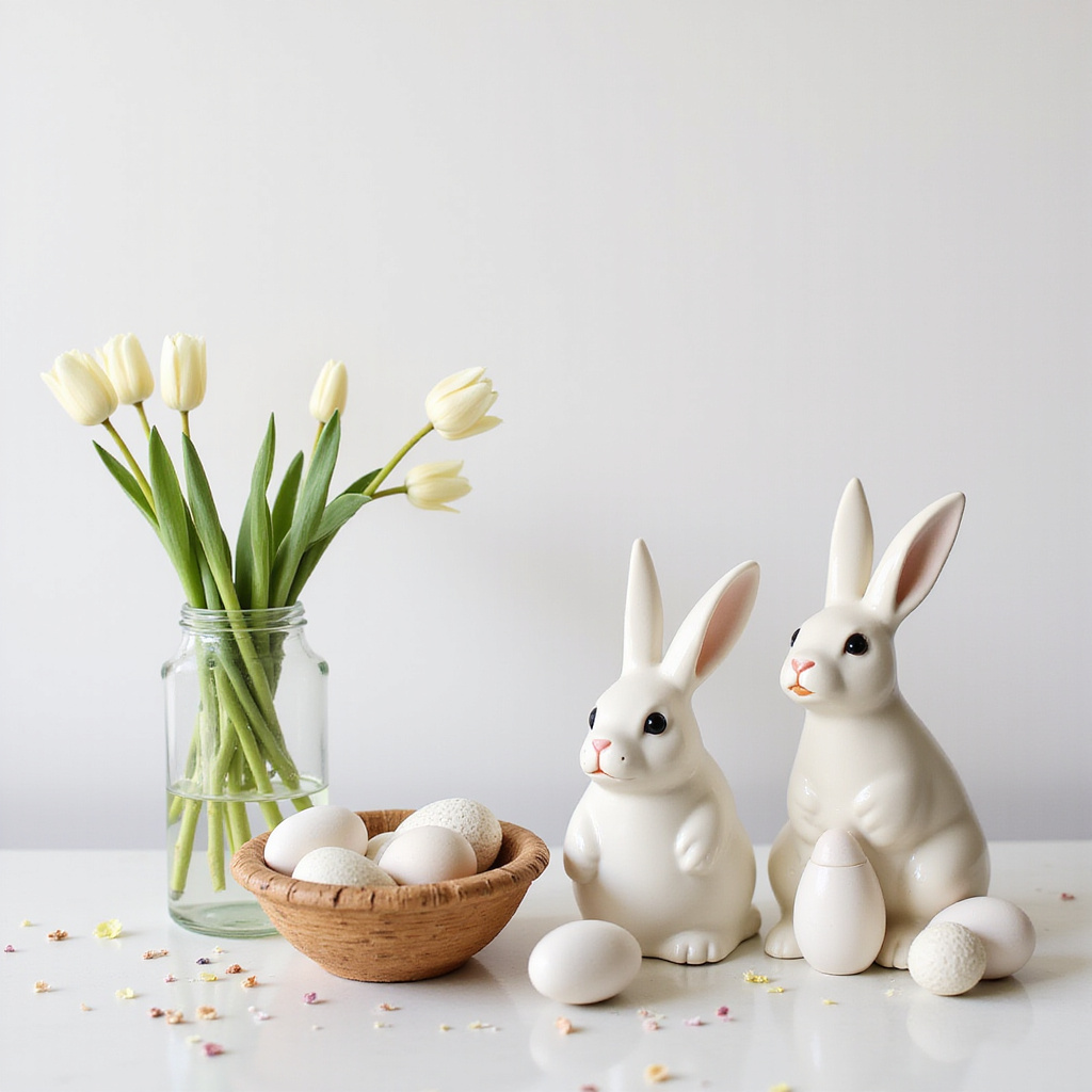 What Defines Minimalist Easter Decor
