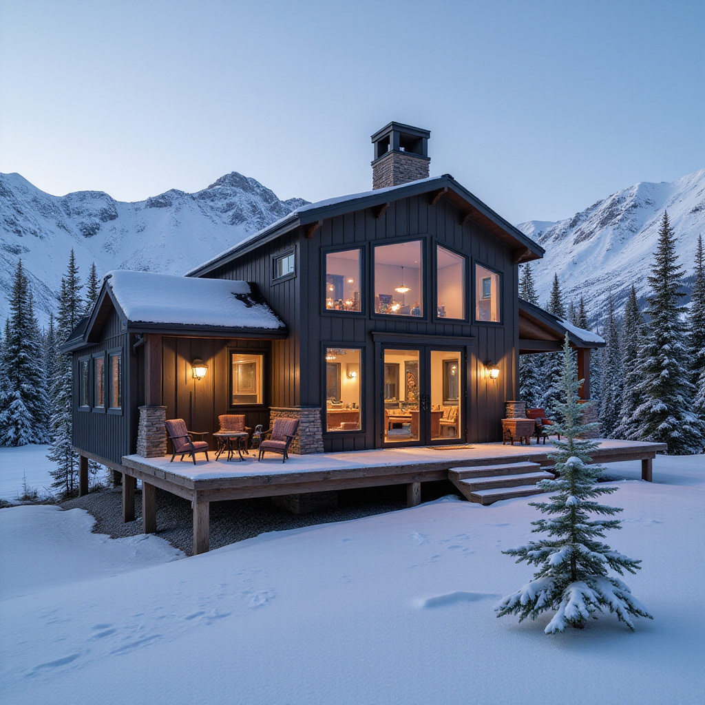 1. A Mountain-View Barndominium Escape In Alaska