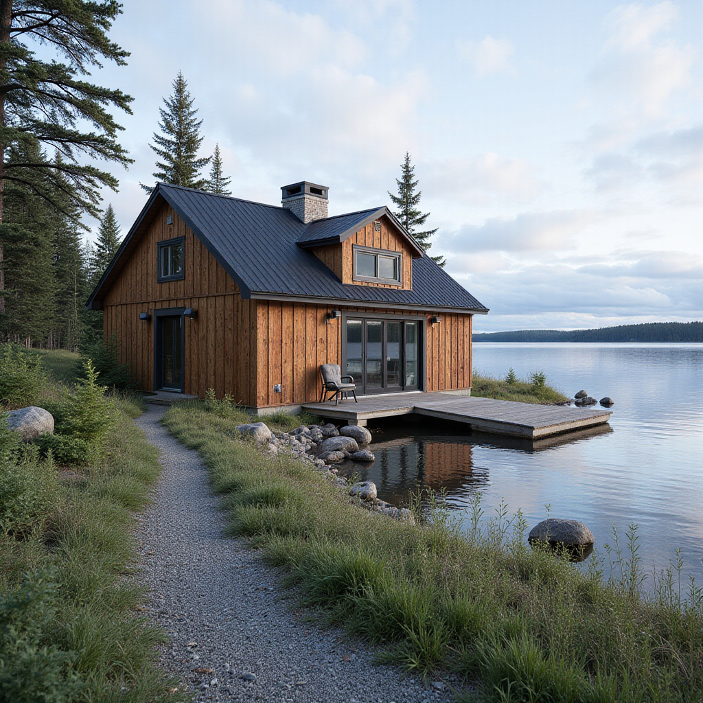 2. A Lakeside Barndominium Hideaway In Alaska