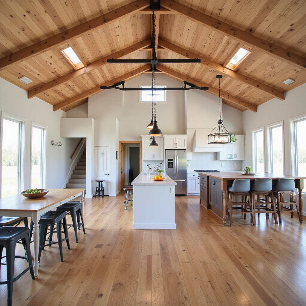 3. A Family-Friendly Barndominium With Flexible Open Space