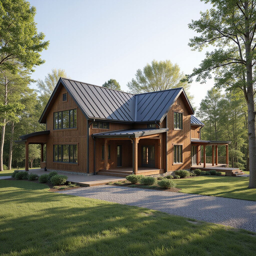 A Forest-Framed Family Barndominium In West Michigan