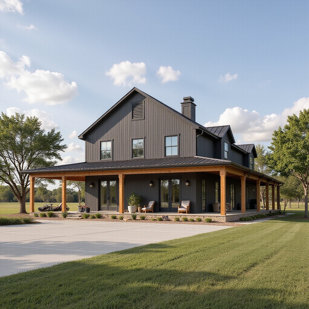 A Modern Hill Country Barndominium That Blends Rustic Charm And Clean Lines