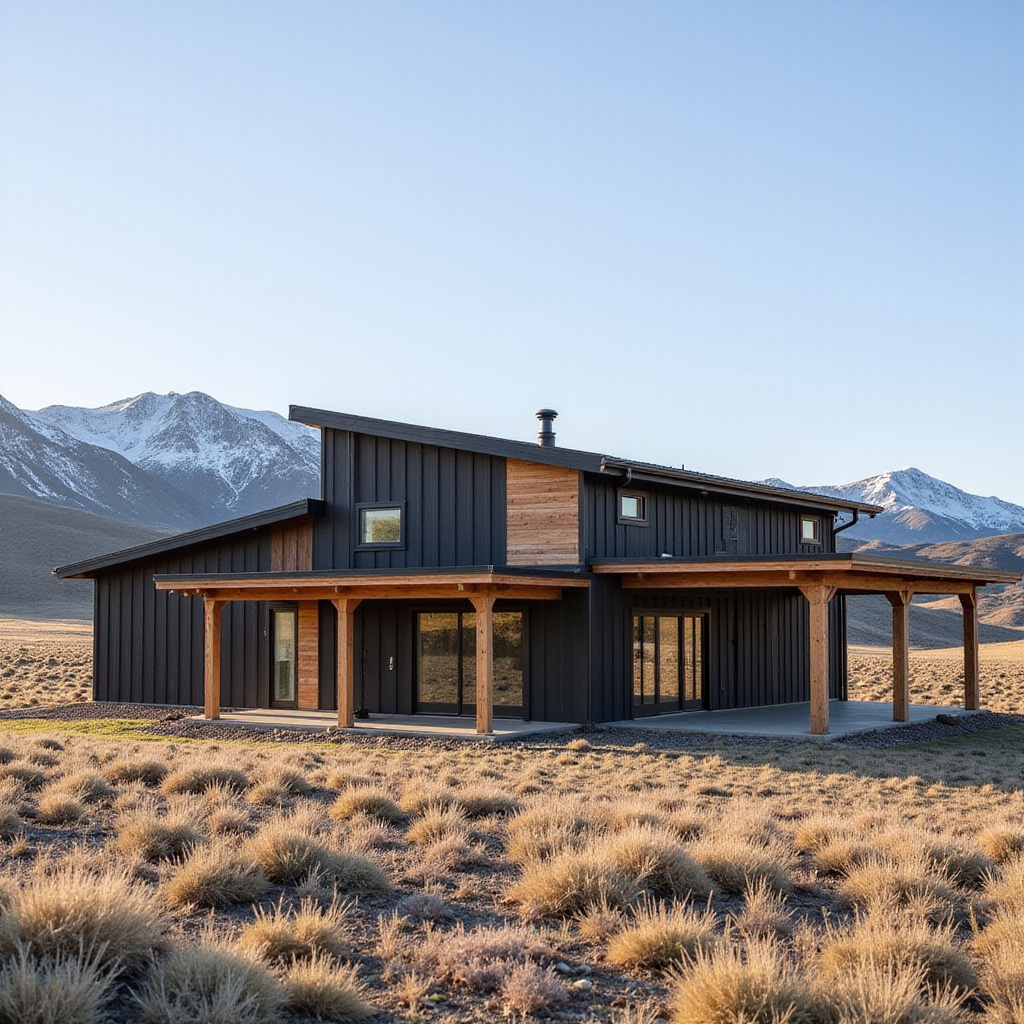 A Modern Mountain Barndominium In Central Oregon