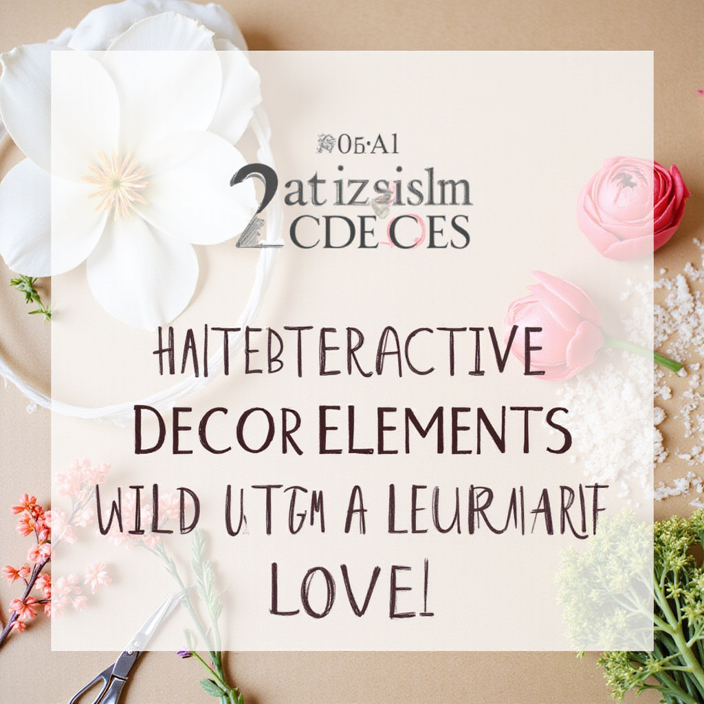 Add Interactive Decor Elements Guests Will Actually Love