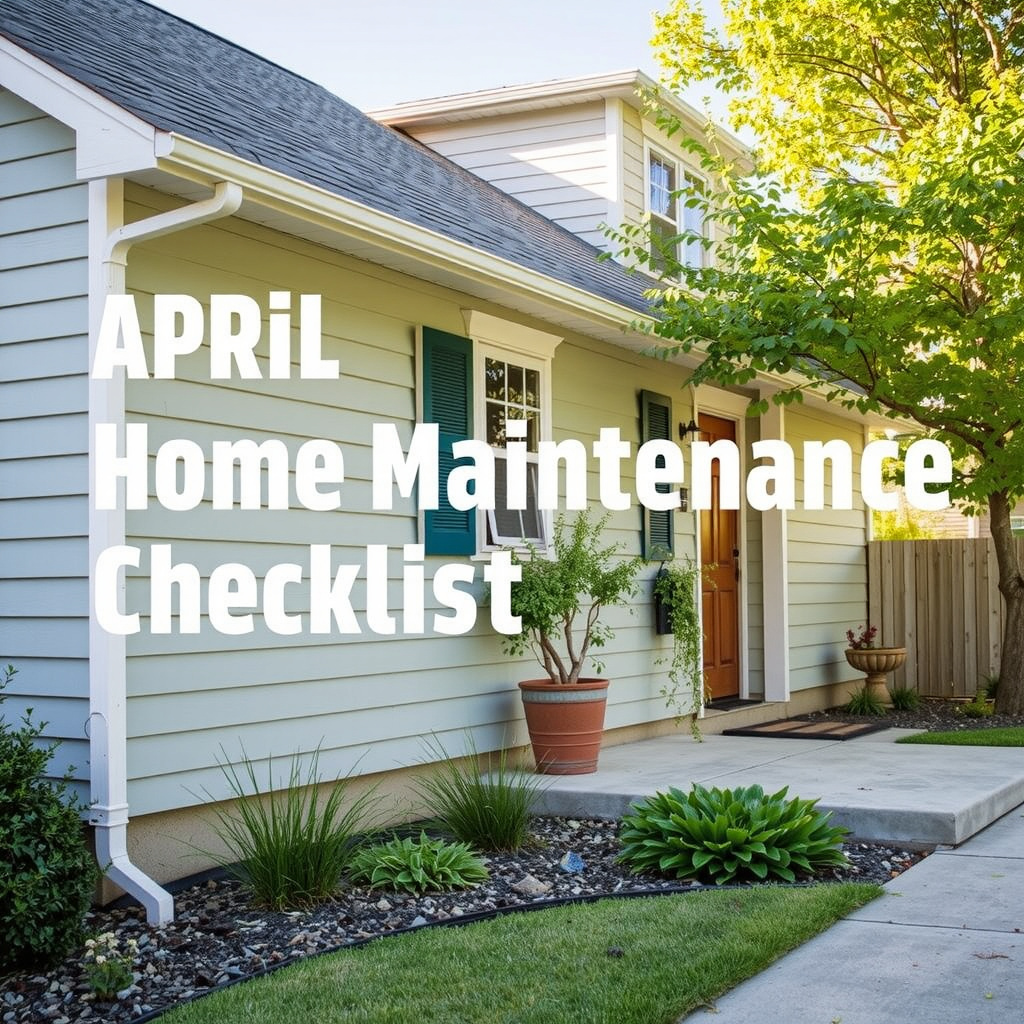April Home Maintenance Checklist (7 fixes)