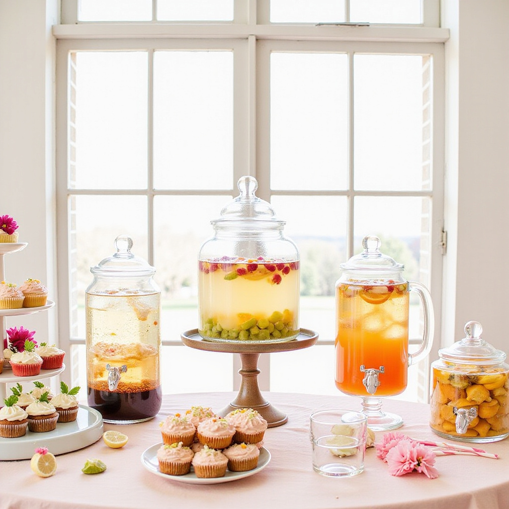 Set Up A Pinterest-Worthy Dessert And Drink Station