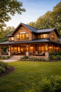A Beautiful Tennessee Barndominium That Blends Rustic Charm and Comfort (See Inside)