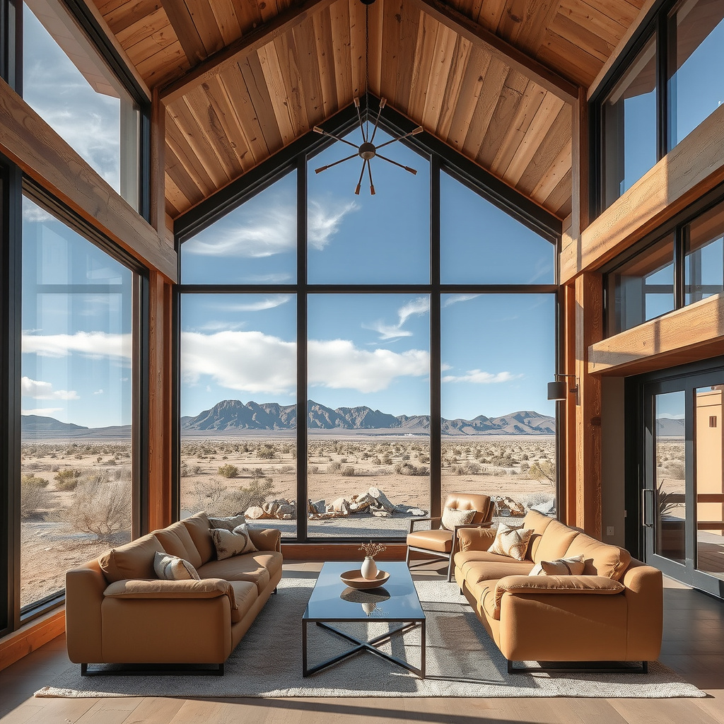 Expansive glass that frames views