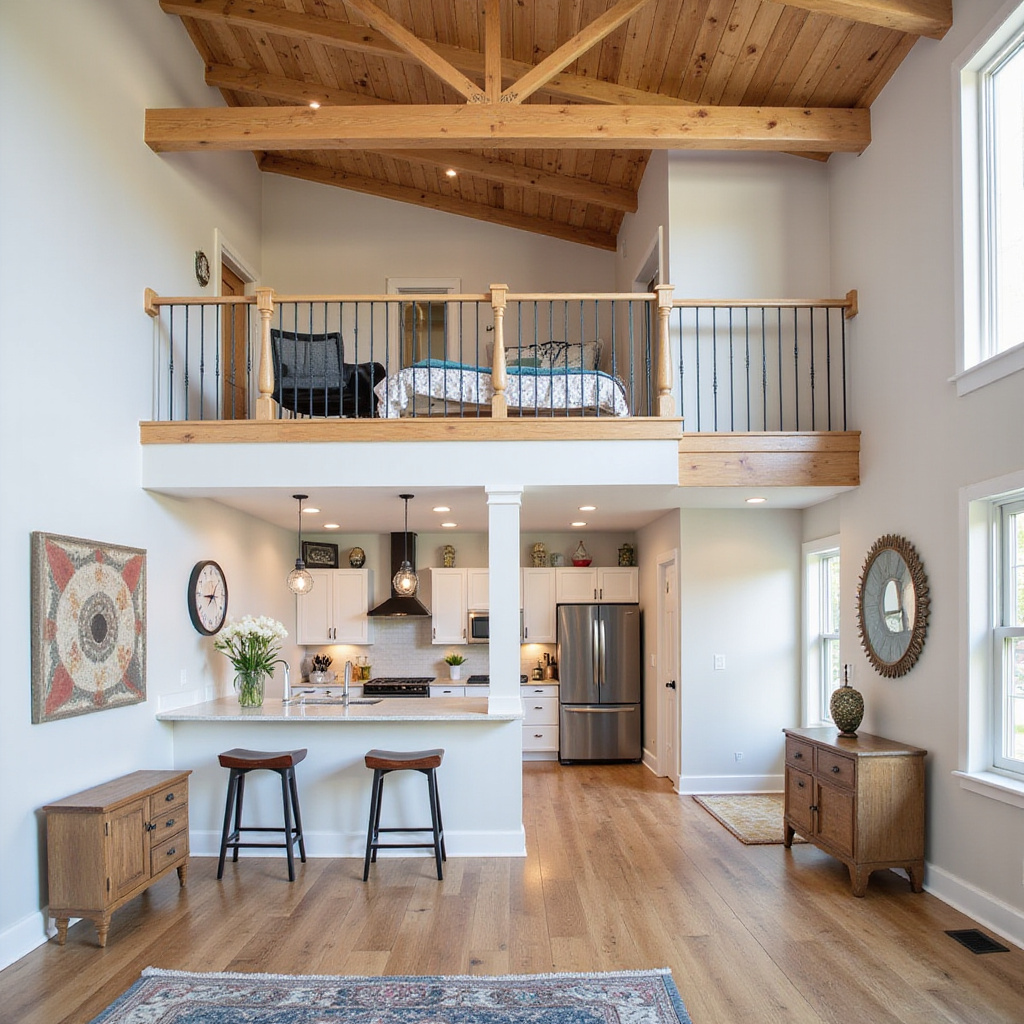 Loft Bonus Space for Work and Guests
