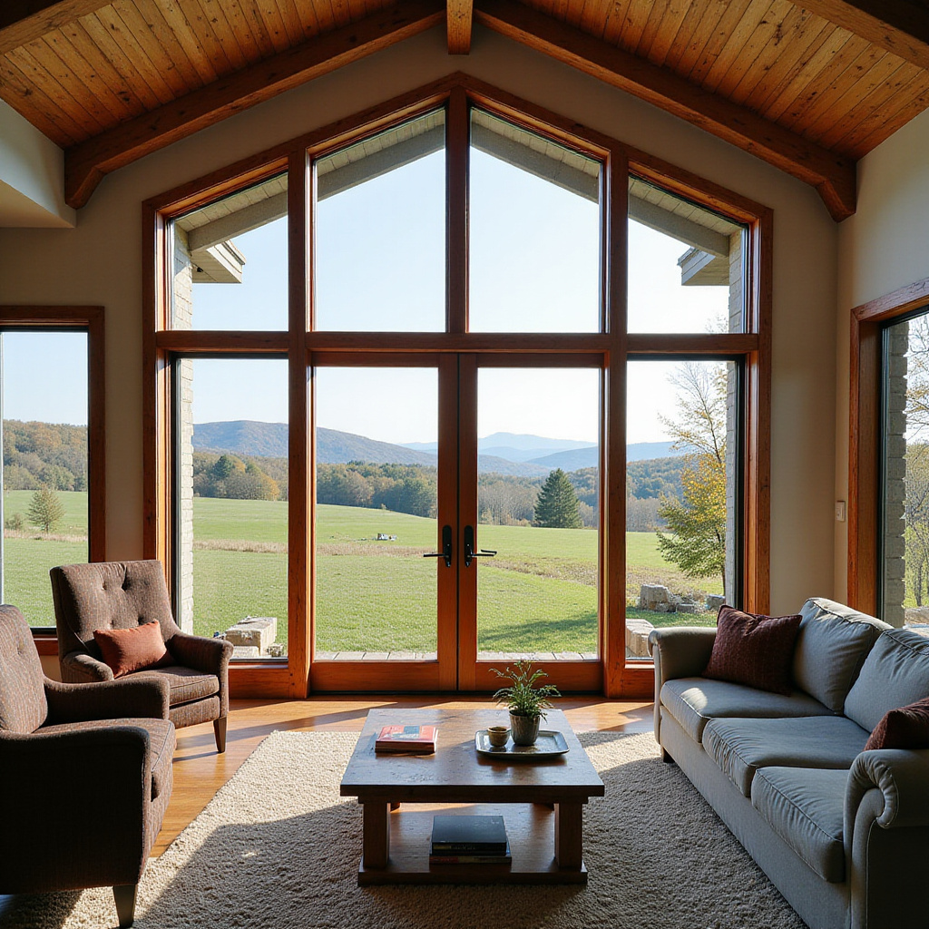 Scenic Window Wall Facing Countryside