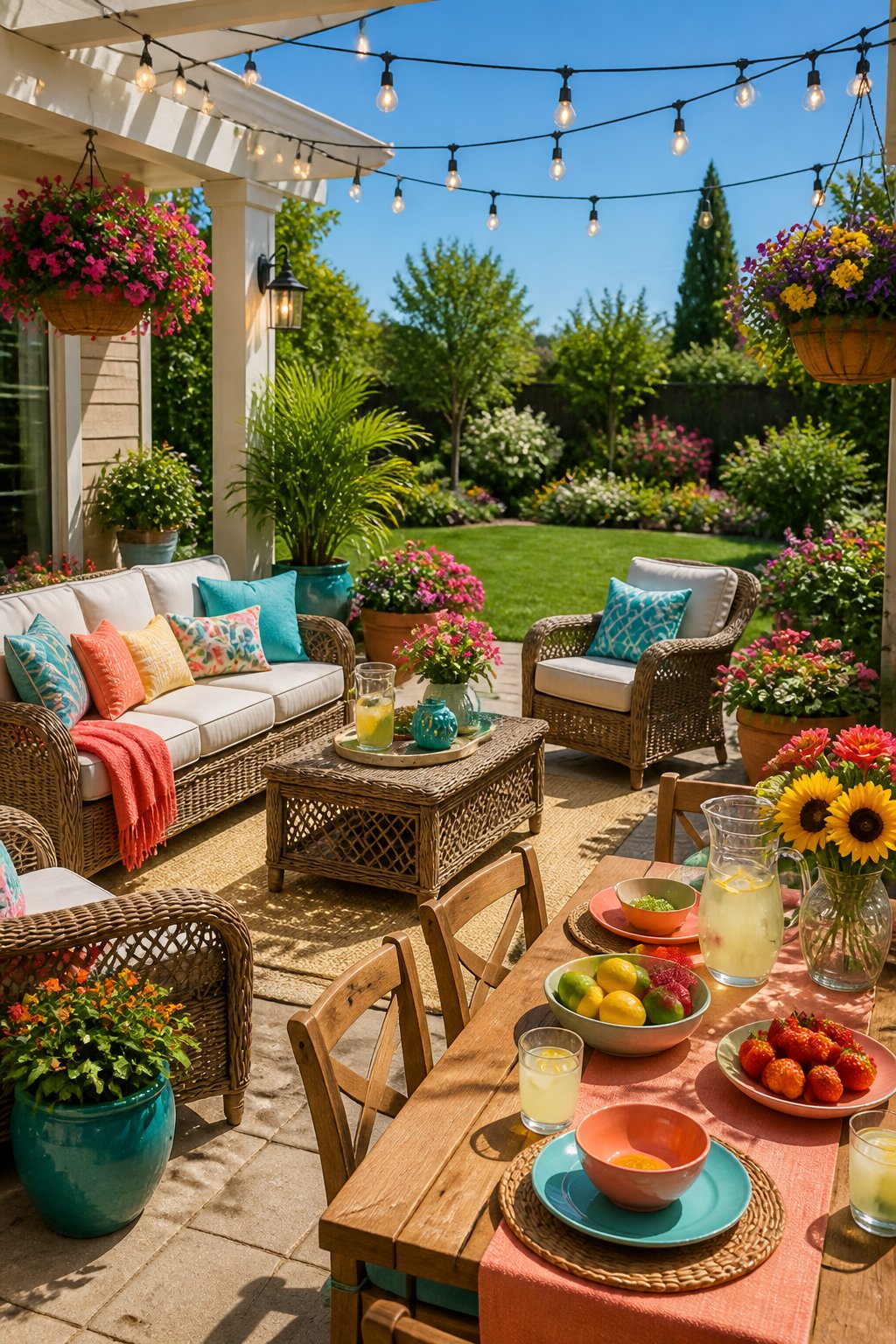 Summer Patio Decorating Ideas Outdoor