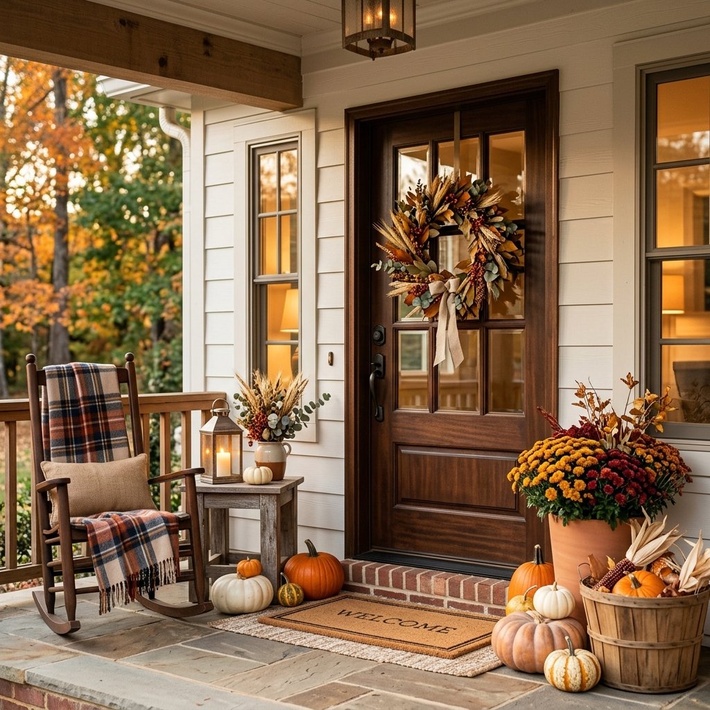 Fall Front Porch Decorating Ideas (Cozy Tips)