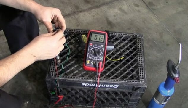 testing O2 with multimeter