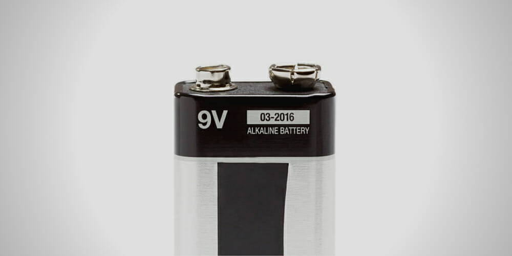 9v alkaline battery