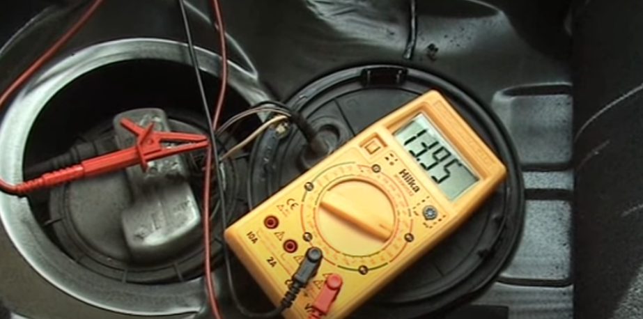 yellow multimeter with wires