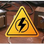 power voltages danger sign