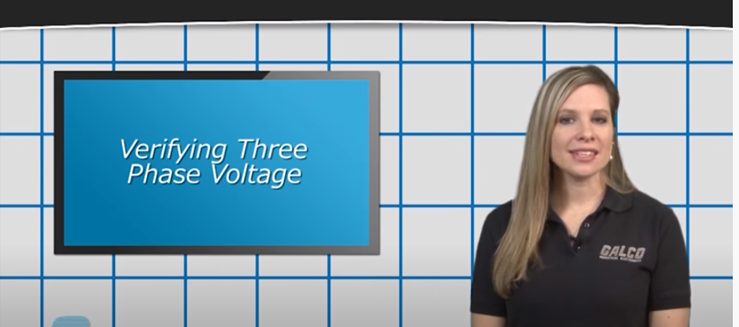 woman discussing three phase voltage