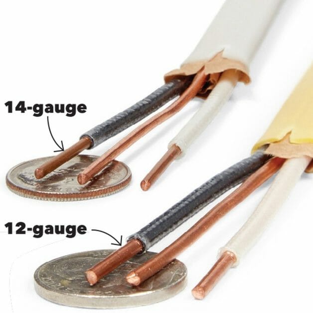 14 gauge versus 12 gauge wire