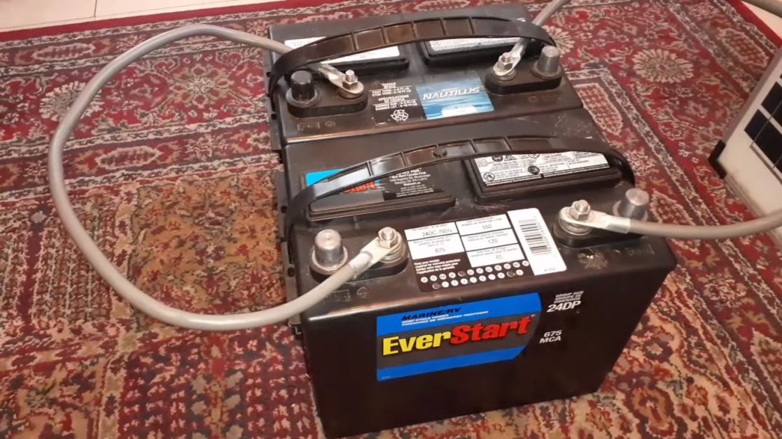 2 EverStart battery connected together