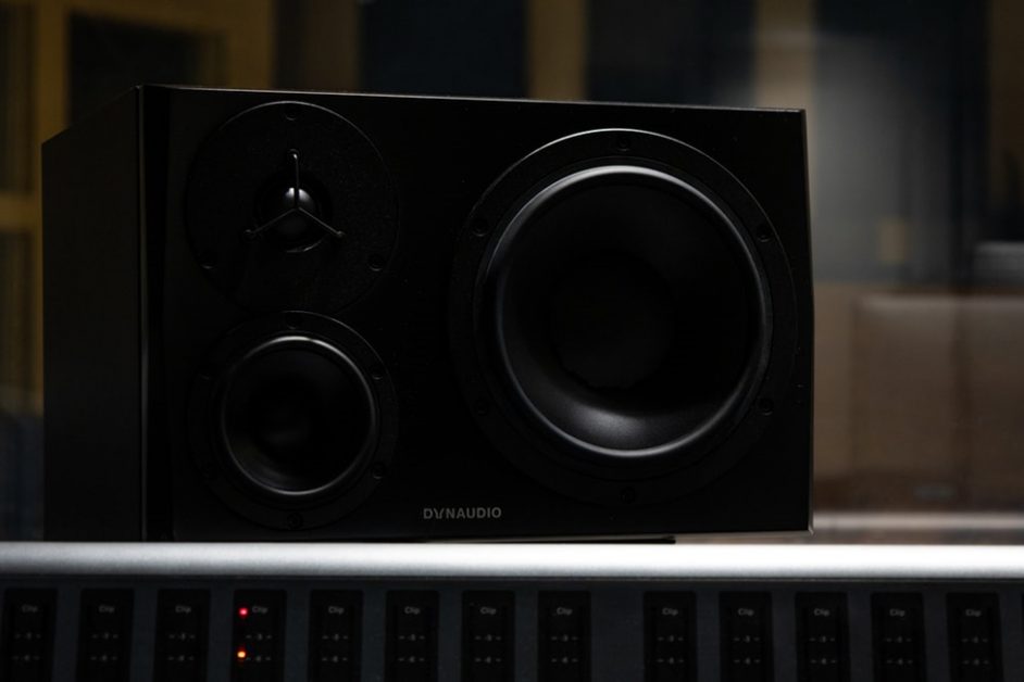 DYNAUDIO brand of speaker with subwoofer