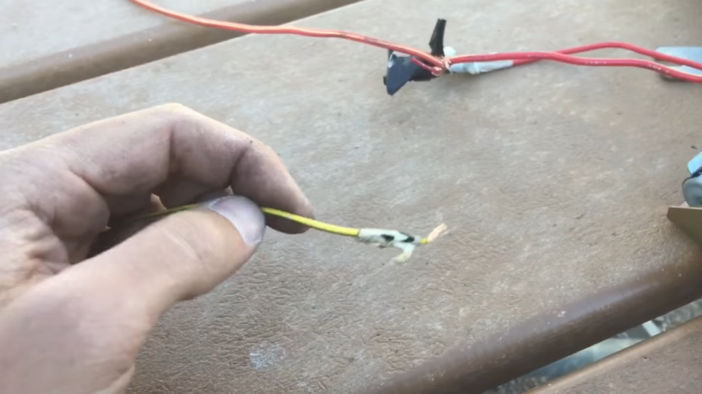 disconnecting a wire