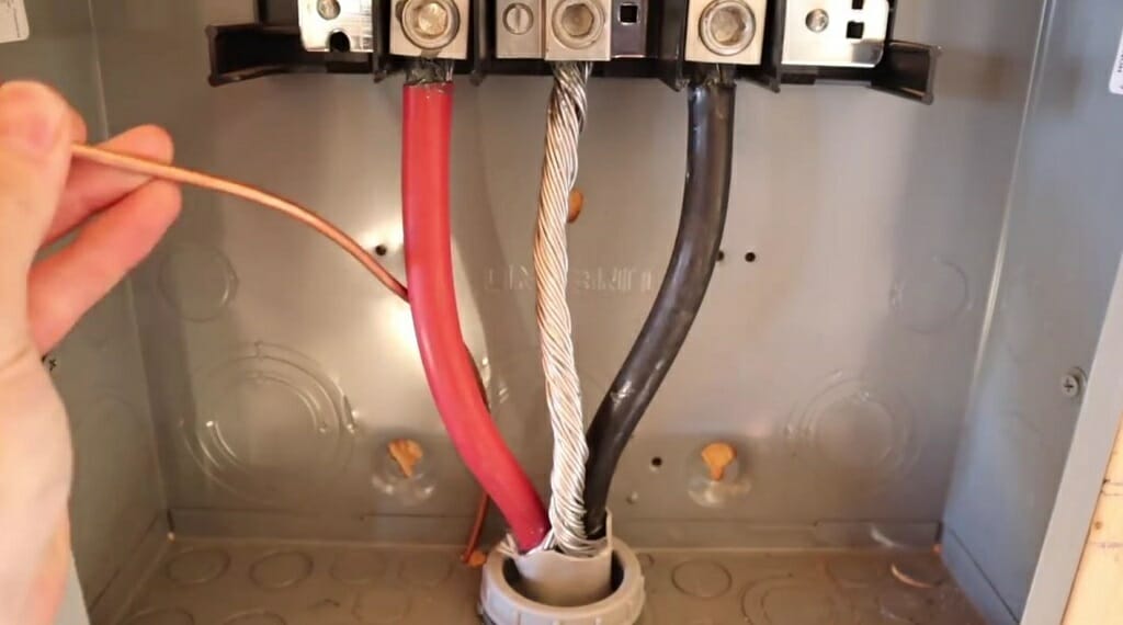 disconnecting hot wires