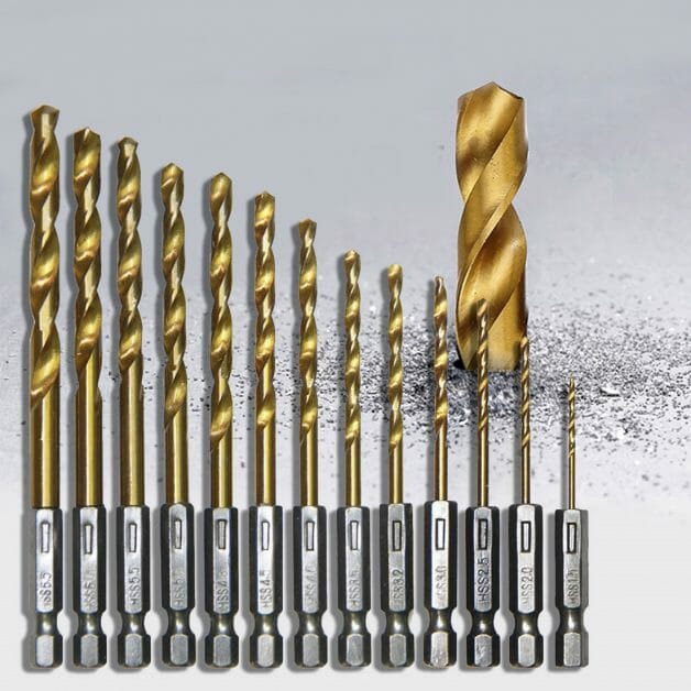 drill bits in different sizes