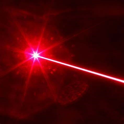 red laser light
